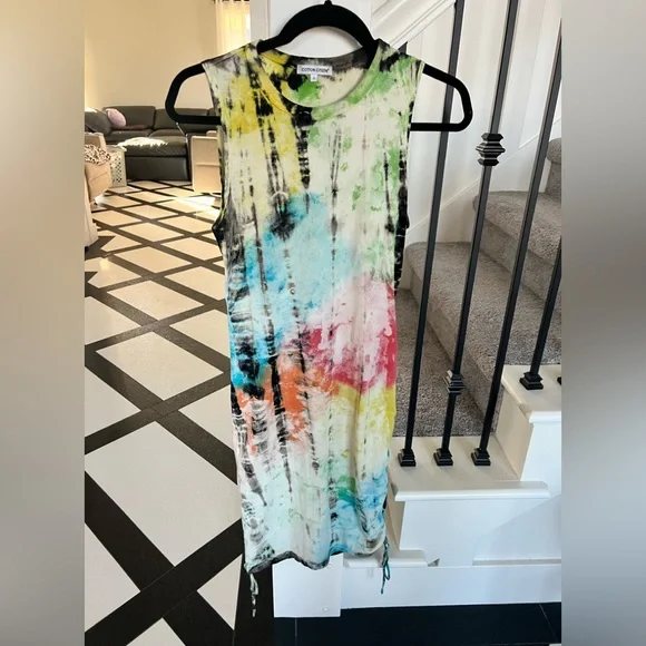 COTTON CITIZEN Side-Tie & Tie-Dye Dress - Picture 4 of 7